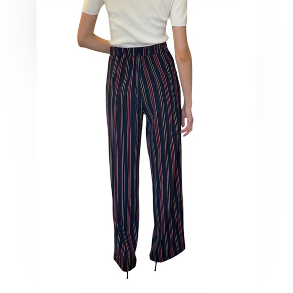 Striped wide leg trousers - Picture 3 of 5